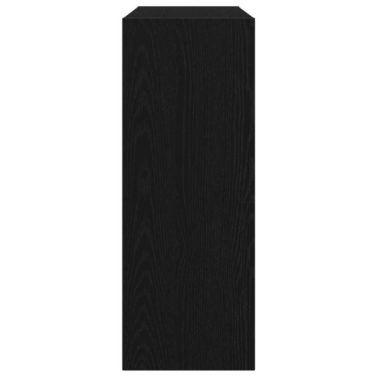 vidaXL Τραπέζι κονσόλας Μαύρη Οξυά 105 x 30 x 80 εκ.