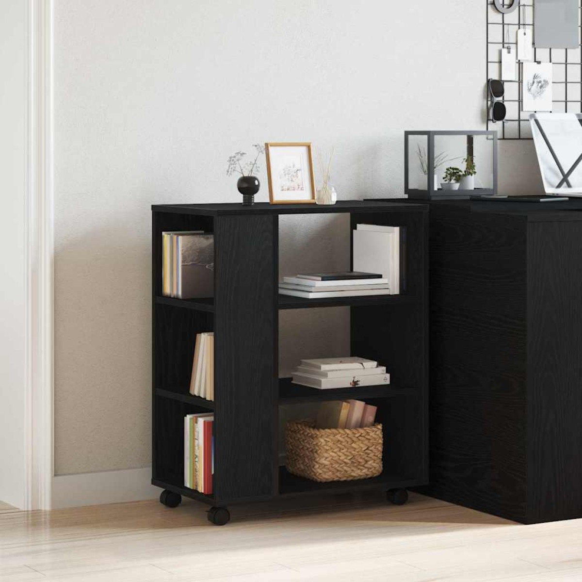 vidaXL Ντουλάπι αποθήκευσης 60 x 35 x 75 cm Επεξεργασμένο Ξύλο