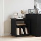 vidaXL Κινητό Ντουλάπι 60 x 45 x 55 εκ. Επεξεργασμένο Ξύλο Μαύρη Οξυά