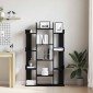 vidaXL Βιβλιοθήκη 13 επιπέδων 86 x 25,5 x 140 εκ Επεξεργασμένο Ξύλο