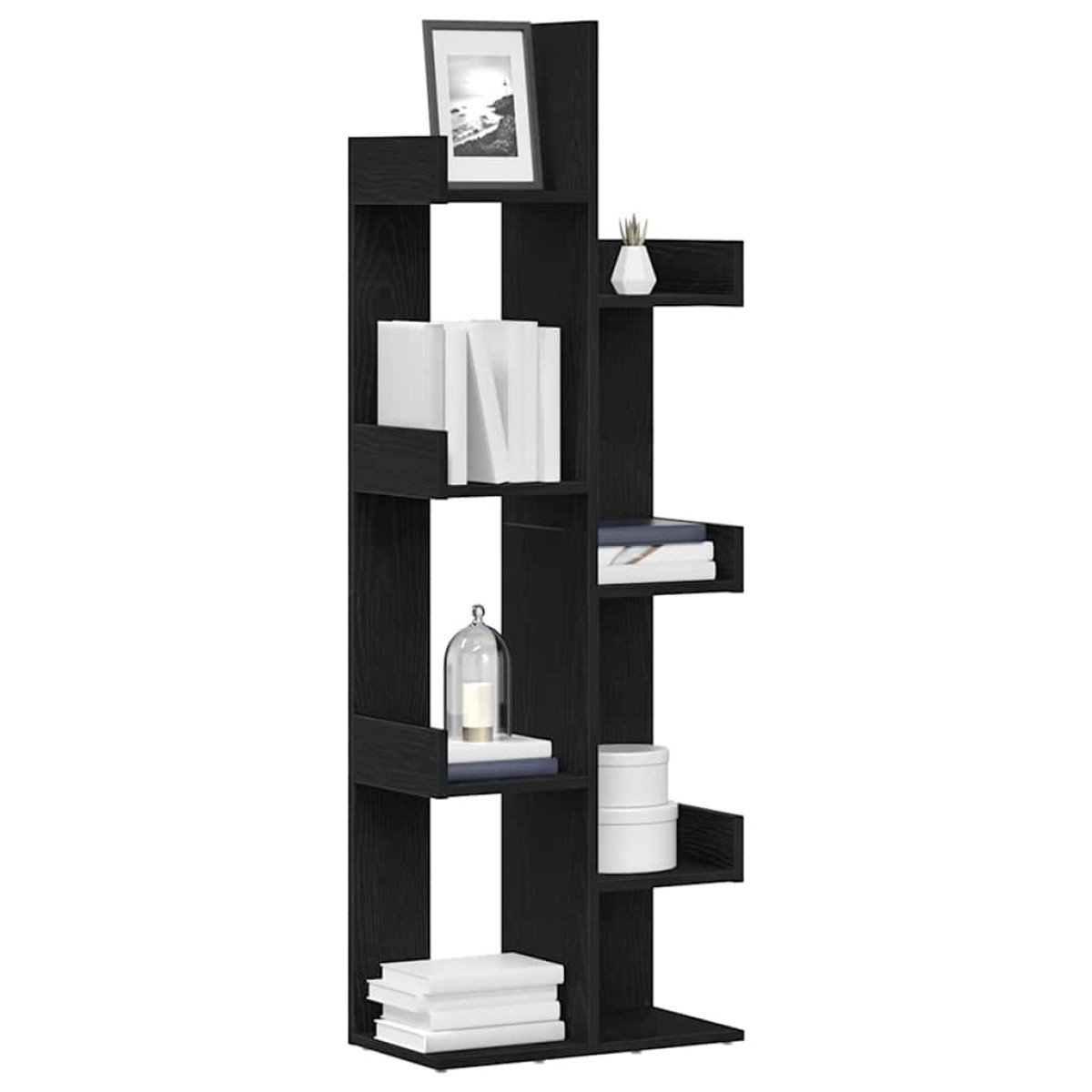 vidaXL Βιβλιοθήκη 8 επιπέδων 48 x 25,5 x 140 εκ Επεξεργασμένο Ξύλο