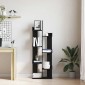 vidaXL Βιβλιοθήκη 8 επιπέδων 48 x 25,5 x 140 εκ Επεξεργασμένο Ξύλο