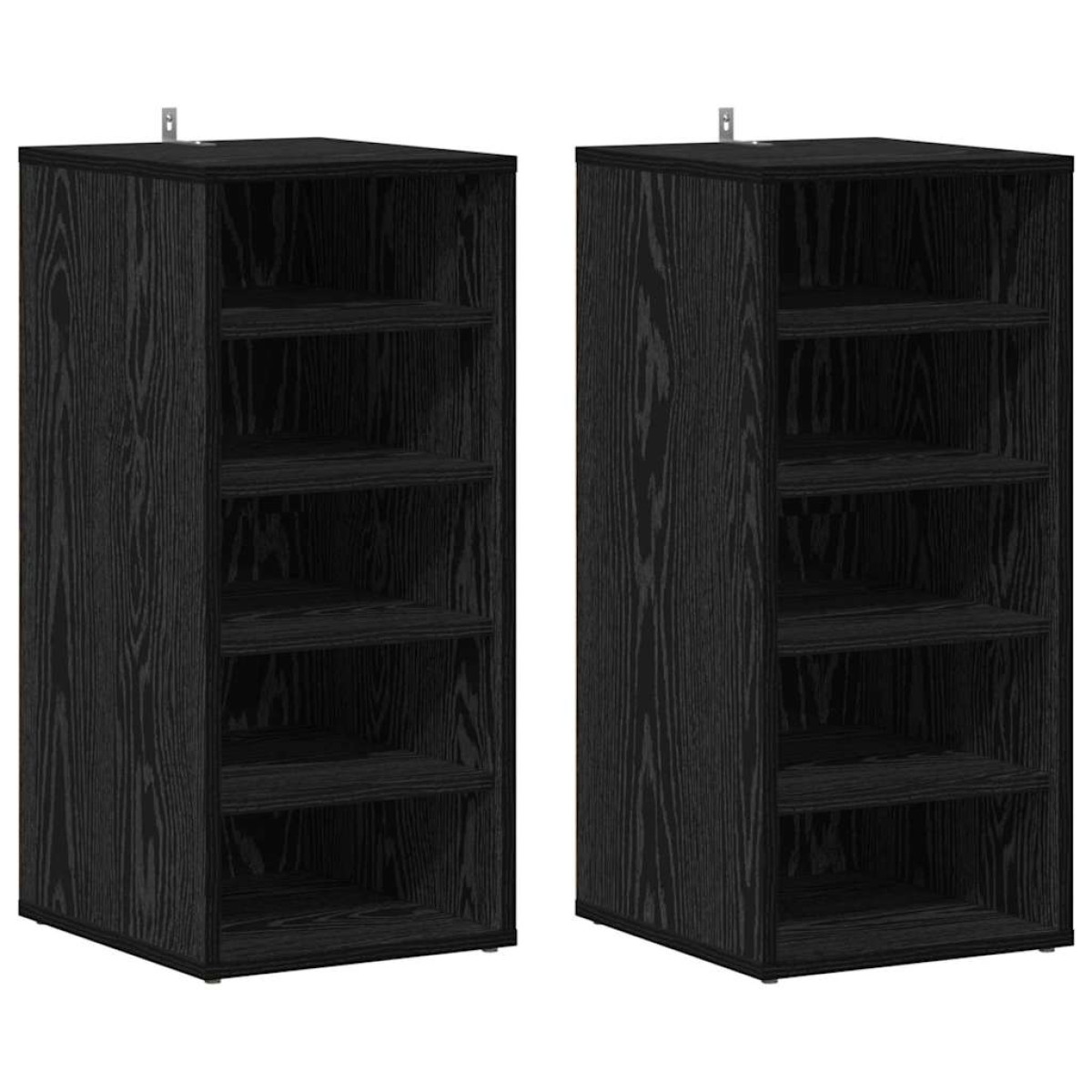 vidaXL Ντουλάπα Παπουτσιών 2 τμχ. 32 x 35 x 70 εκ Επεξεργασμένο Ξύλο