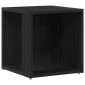 vidaXL Γωνιακά ράφια 33 x 33 x 34,5 cm Επεξεργασμένο Ξύλο Μαύρη Οξυά