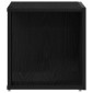 vidaXL Γωνιακά ράφια 33 x 33 x 34,5 cm Επεξεργασμένο Ξύλο Μαύρη Οξυά