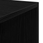 vidaXL Γωνιακά ράφια 33 x 33 x 164,5 cm Επεξεργασμένο Ξύλο Μαύρη Οξυά