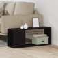 vidaXL Σετ επίπλου τηλεόρασης 80 x 24 x 32 cm Μαύρη Οξυά