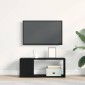 vidaXL Σετ επίπλου τηλεόρασης 80 x 24 x 32 cm Μαύρη Οξυά