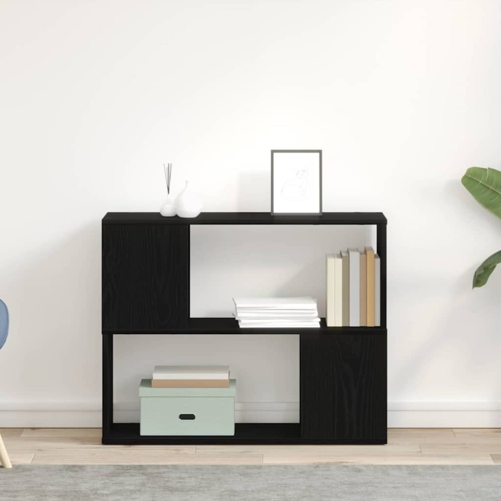 vidaXL Σετ επίπλου τηλεόρασης 80 x 24 x 63 cm Μαύρη Οξυά