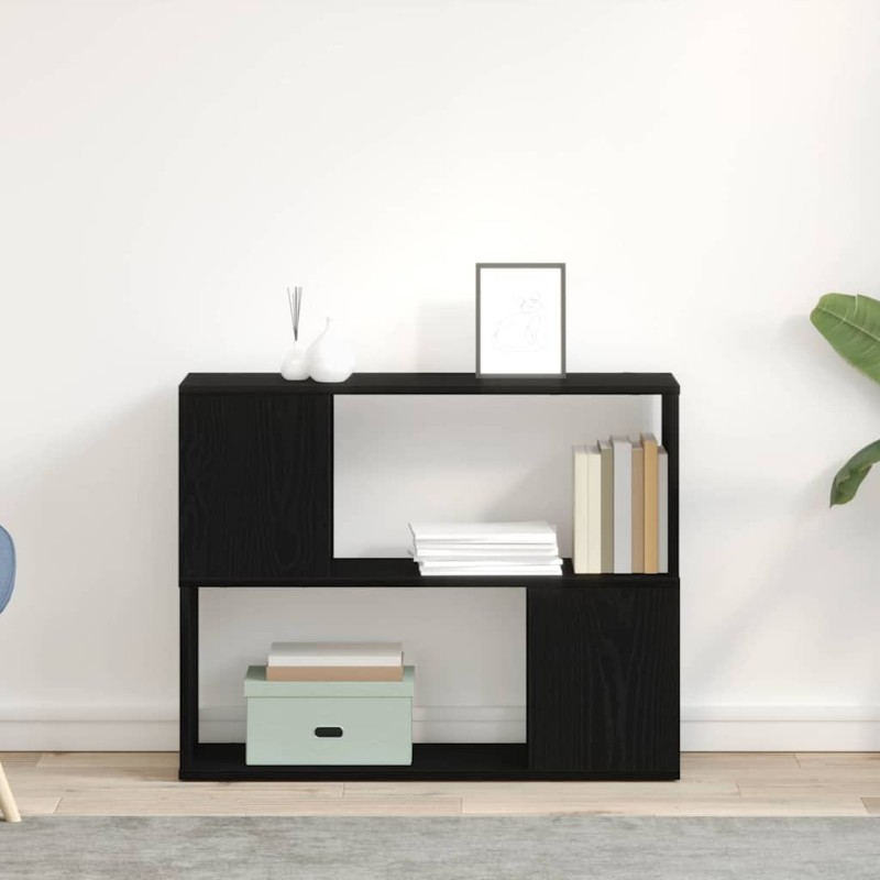 vidaXL Σετ επίπλου τηλεόρασης 80 x 24 x 63 cm Μαύρη Οξυά