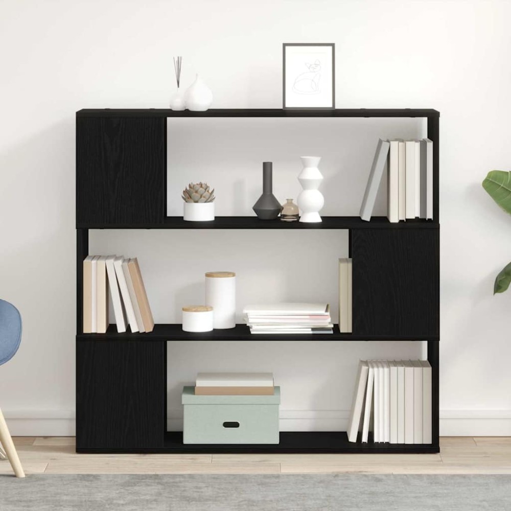 vidaXL Σετ επίπλου τηλεόρασης 100 x 24 x 94 cm Μαύρη Οξυά