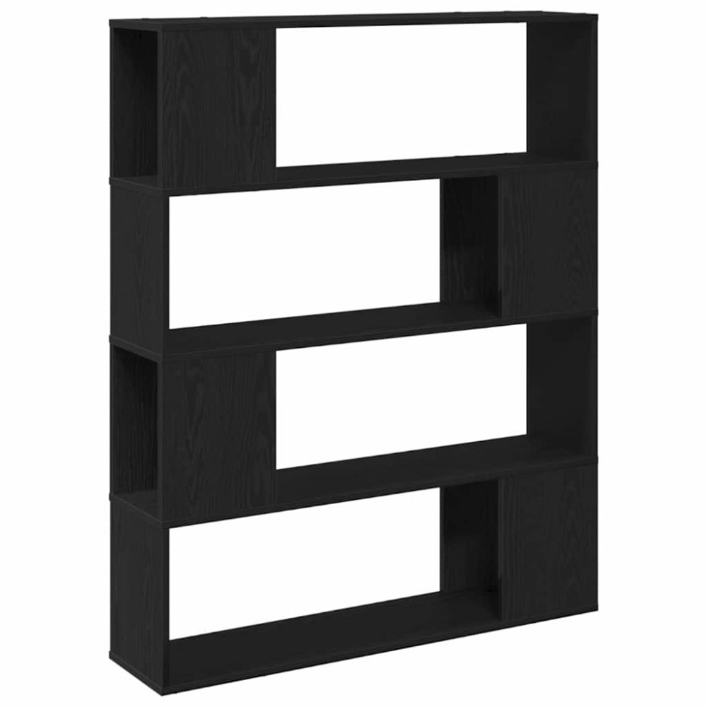 vidaXL Σετ επίπλου τηλεόρασης 100 x 24 x 124,5 εκ Μαύρη Οξυά