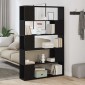 vidaXL Σετ επίπλου τηλεόρασης 100 x 24 x 155 cm Μαύρη Οξυά