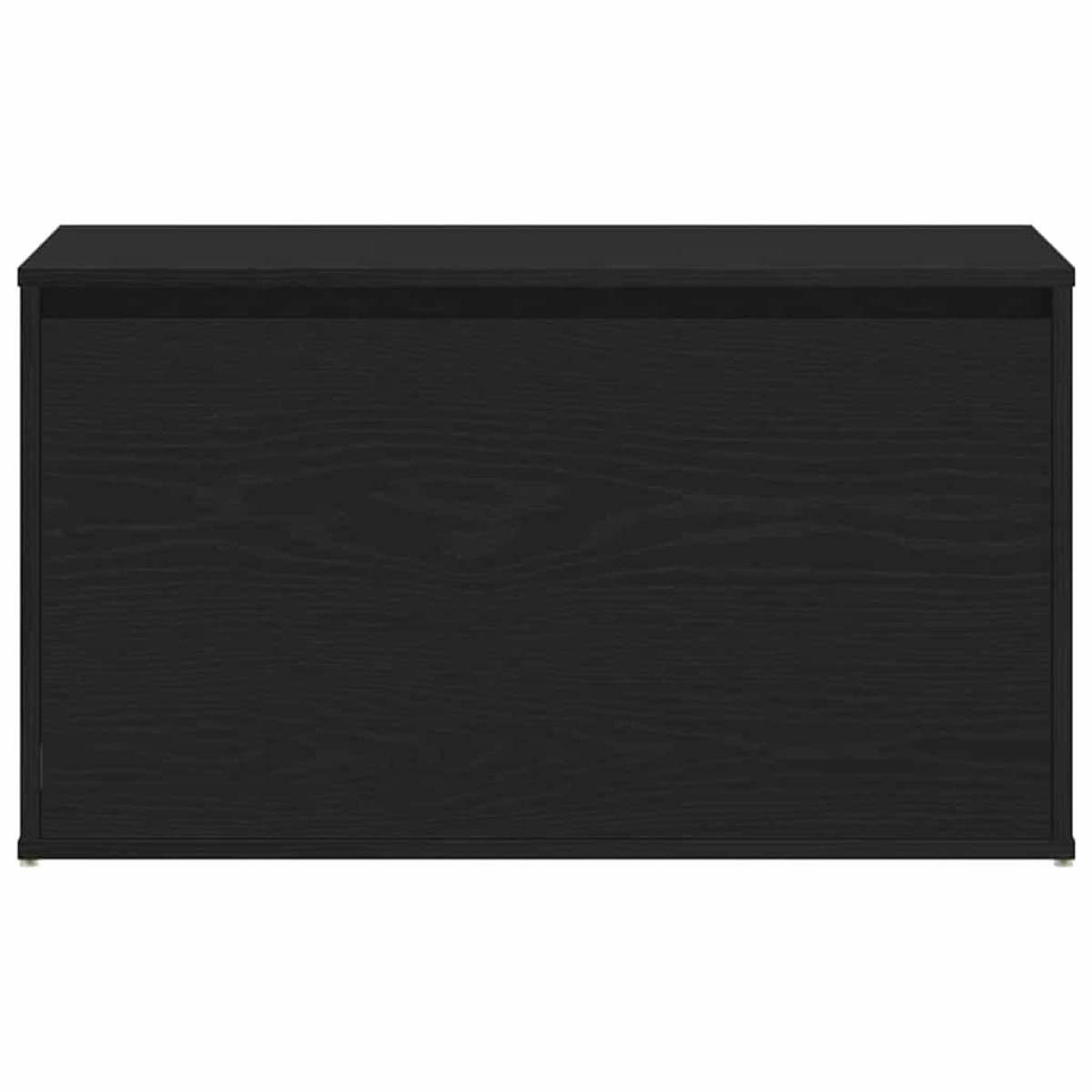 vidaXL Παγκάκι Χαλωρίου Μαύρη Οξυά 80 x 40 x 45 εκ. Επεξεργασμένο Ξύλο