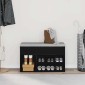 vidaXL Πάγκος για παπούτσια 80 x 30 x 45 cm Επεξεργασμένο Ξύλο
