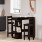 vidaXL Τραπέζι μπαρ 100 x 48 x 101,5 εκ. Επεξεργασμένο Ξύλο Μαύρη Οξυά