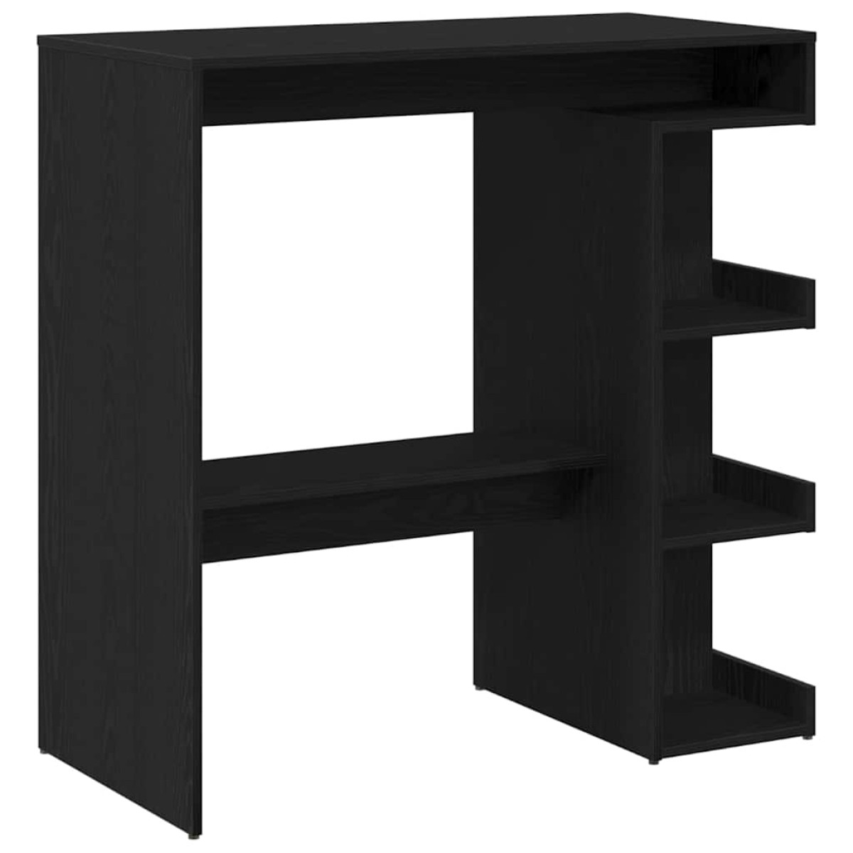 vidaXL Τραπέζι μπαρ 100 x 48 x 101,5 εκ. Επεξεργασμένο Ξύλο Μαύρη Οξυά