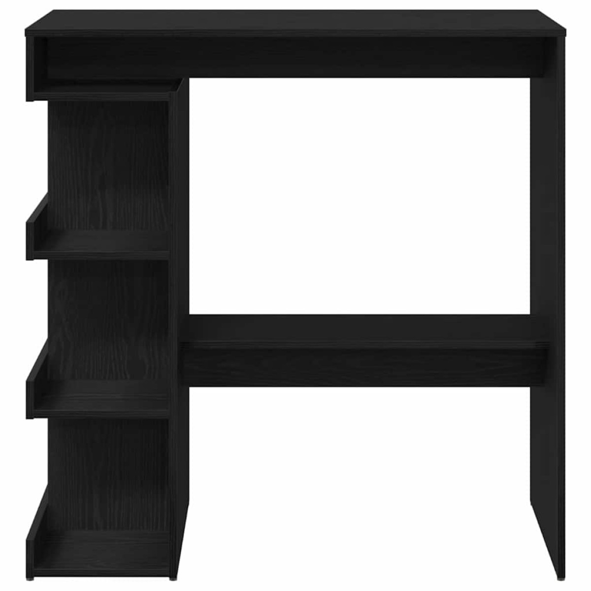 vidaXL Τραπέζι μπαρ 100 x 48 x 101,5 εκ. Επεξεργασμένο Ξύλο Μαύρη Οξυά