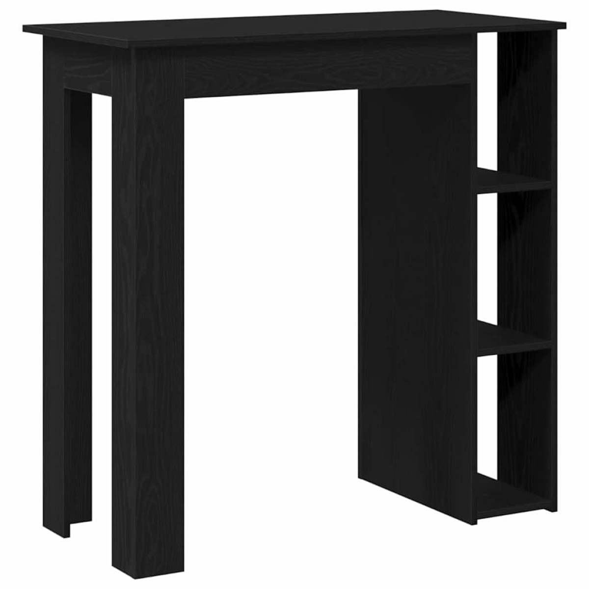 vidaXL Τραπέζι μπαρ 102 x 50 x 103,5 εκ. Επεξεργασμένο Ξύλο Μαύρη Οξυά