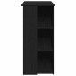 vidaXL Τραπέζι μπαρ 102 x 50 x 103,5 εκ. Επεξεργασμένο Ξύλο Μαύρη Οξυά