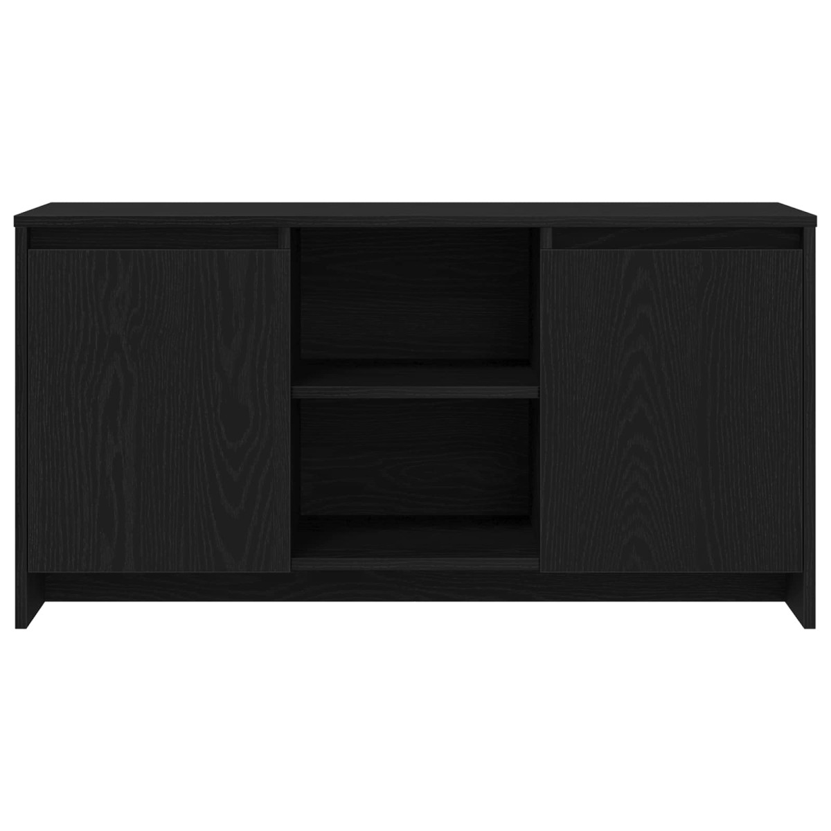 vidaXL Ντουλάπι TV 102 x 37,5 x 52,5 εκ Μαύρη Οξυά Επεξεργασμένο Ξύλο