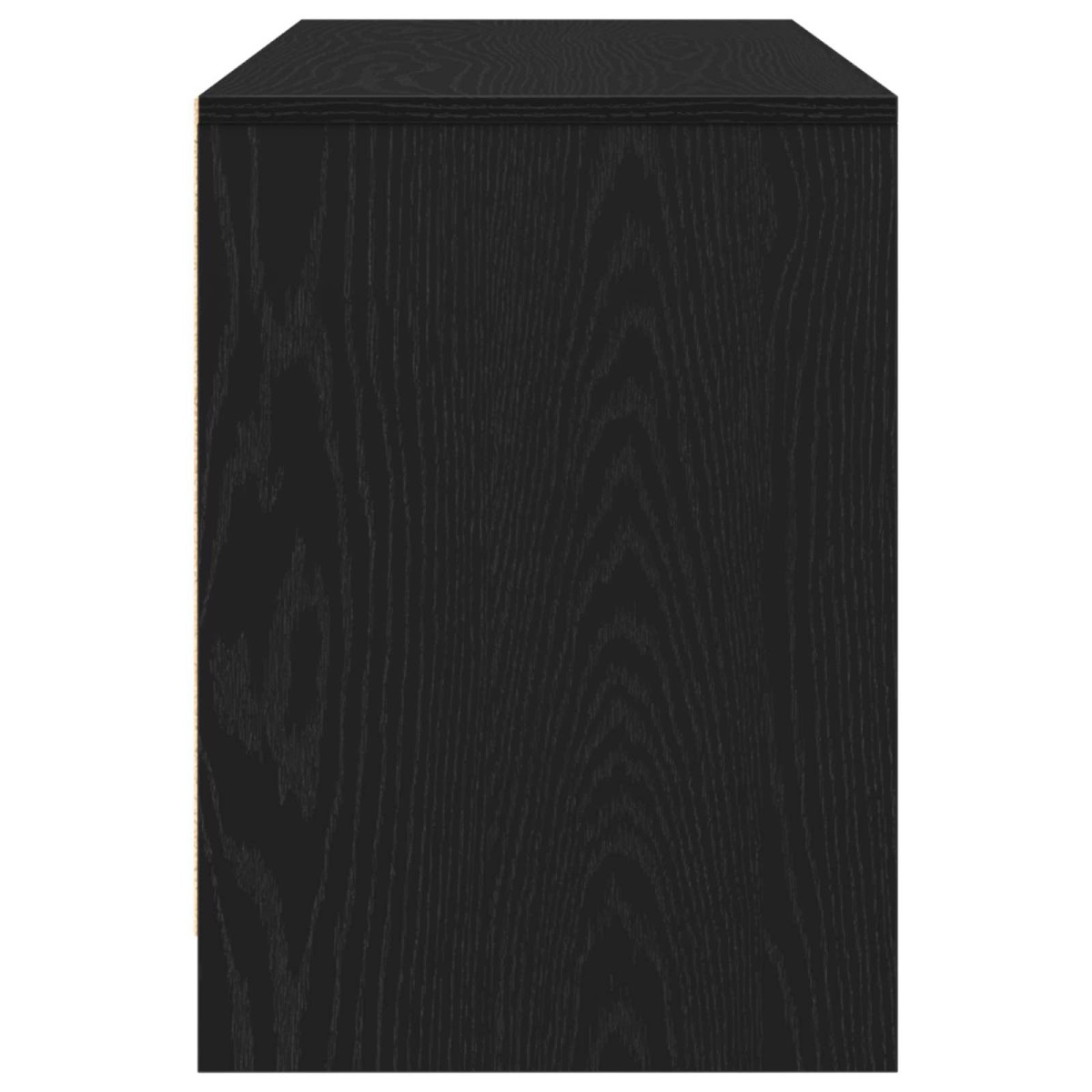 vidaXL Ντουλάπι TV 102 x 37,5 x 52,5 εκ Μαύρη Οξυά Επεξεργασμένο Ξύλο