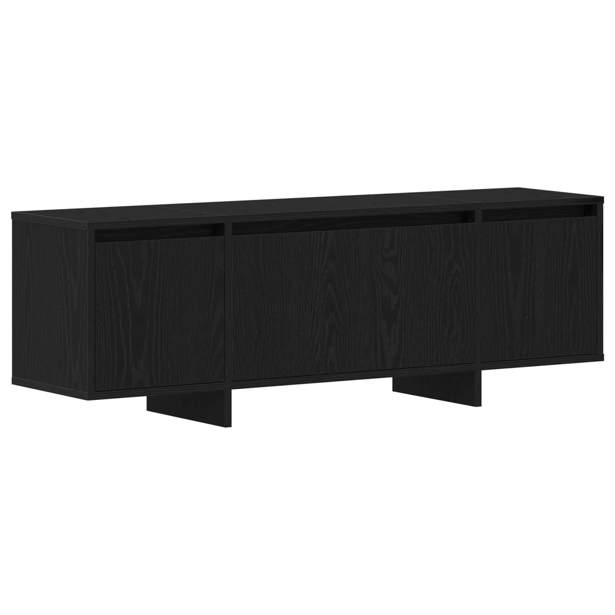 vidaXL Ντουλάπι TV 120 x 30 x 40,5 εκ. Μαύρη Οξυά Επεξεργασμένο Ξύλο