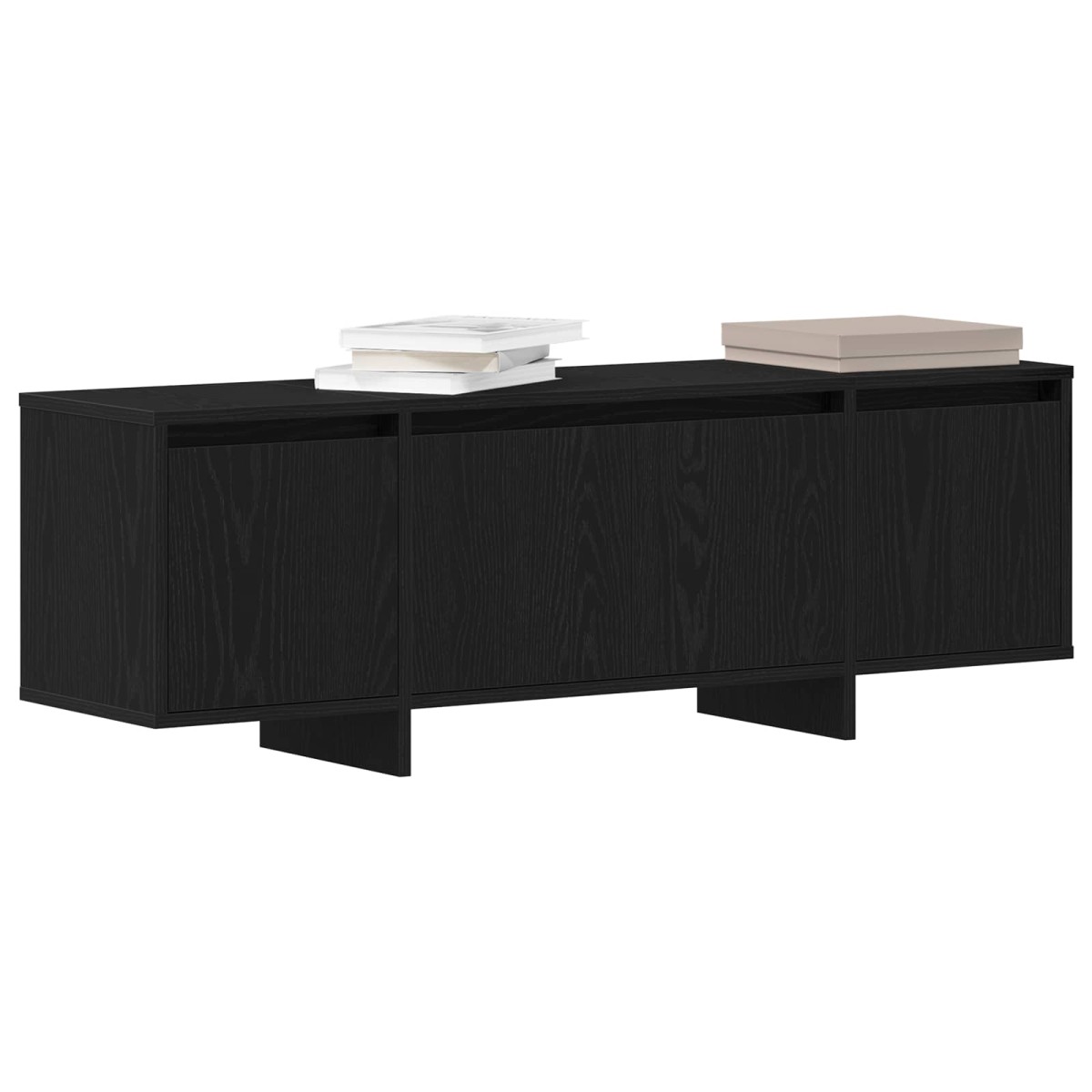 vidaXL Ντουλάπι TV 120 x 30 x 40,5 εκ. Μαύρη Οξυά Επεξεργασμένο Ξύλο