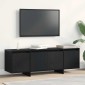 vidaXL Ντουλάπι TV 120 x 30 x 40,5 εκ. Μαύρη Οξυά Επεξεργασμένο Ξύλο