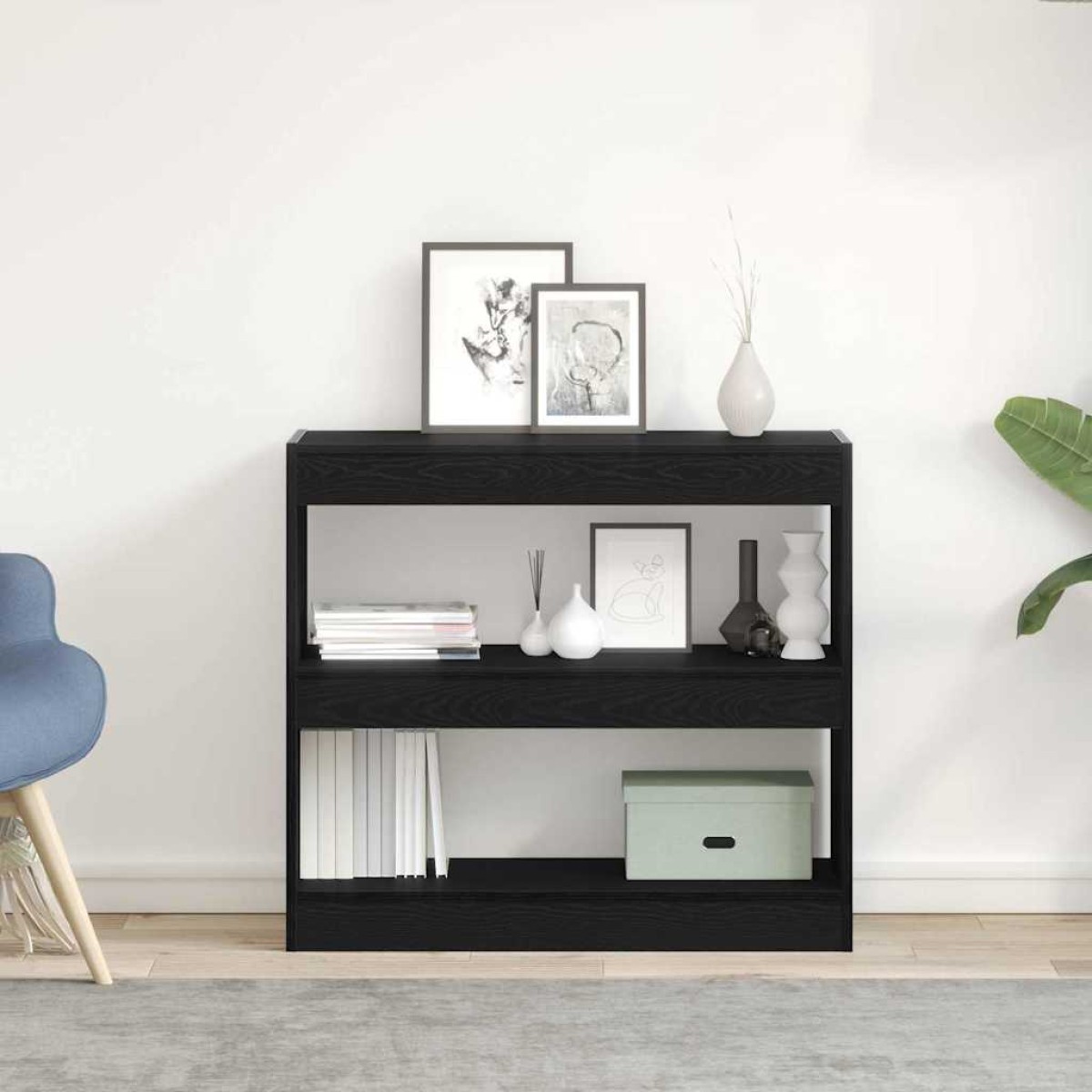 vidaXL Βιβλιοθήκη 2 επιπέδων 2 τμχ. 80 x 30 x 72 εκ Επεξεργασμένο Ξύλο