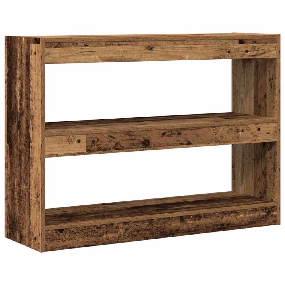 vidaXL Βιβλιοθήκη 2 επιπέδων 100 x 30 x 72 εκ Επεξεργασμένο Ξύλο