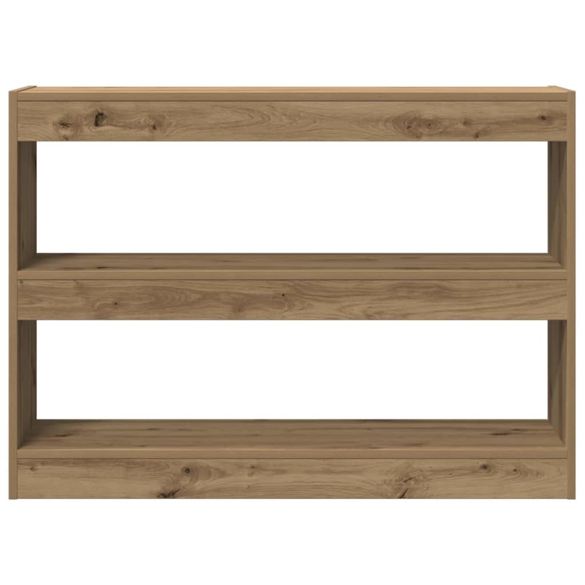 vidaXL Βιβλιοθήκη 2 επιπέδων 100 x 30 x 72 εκ Επεξεργασμένο Ξύλο