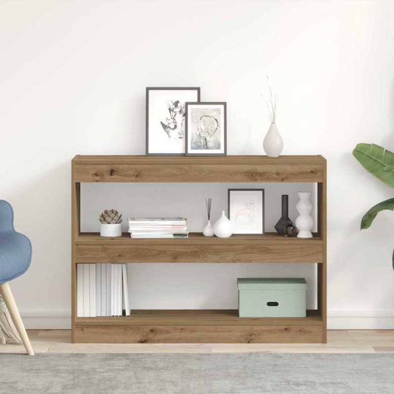 vidaXL Βιβλιοθήκη 2 επιπέδων 100 x 30 x 72 εκ Επεξεργασμένο Ξύλο