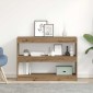 vidaXL Βιβλιοθήκη 2 επιπέδων 100 x 30 x 72 εκ Επεξεργασμένο Ξύλο