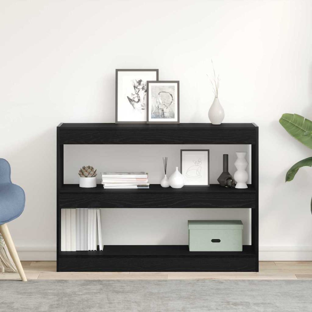 vidaXL Βιβλιοθήκη 2 επιπέδων 100 x 30 x 72 εκ Επεξεργασμένο Ξύλο