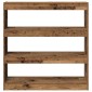 vidaXL Βιβλιοθήκη 3 επιπέδων 100 x 30 x 103 εκ. Επεξεργασμένο Ξύλο