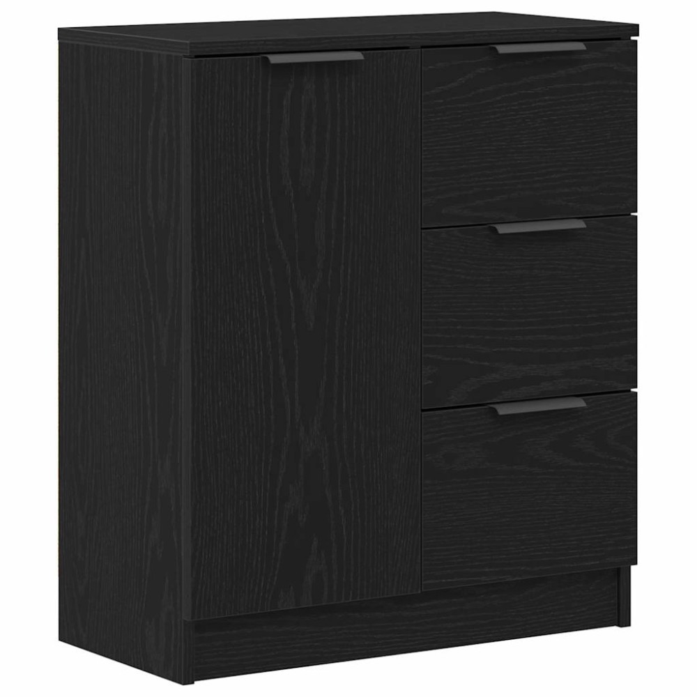 vidaXL Πλαϊνό γραφείο Μαύρη Οξυά 60 x 30 x 70 εκ. Επεξεργασμένο Ξύλο