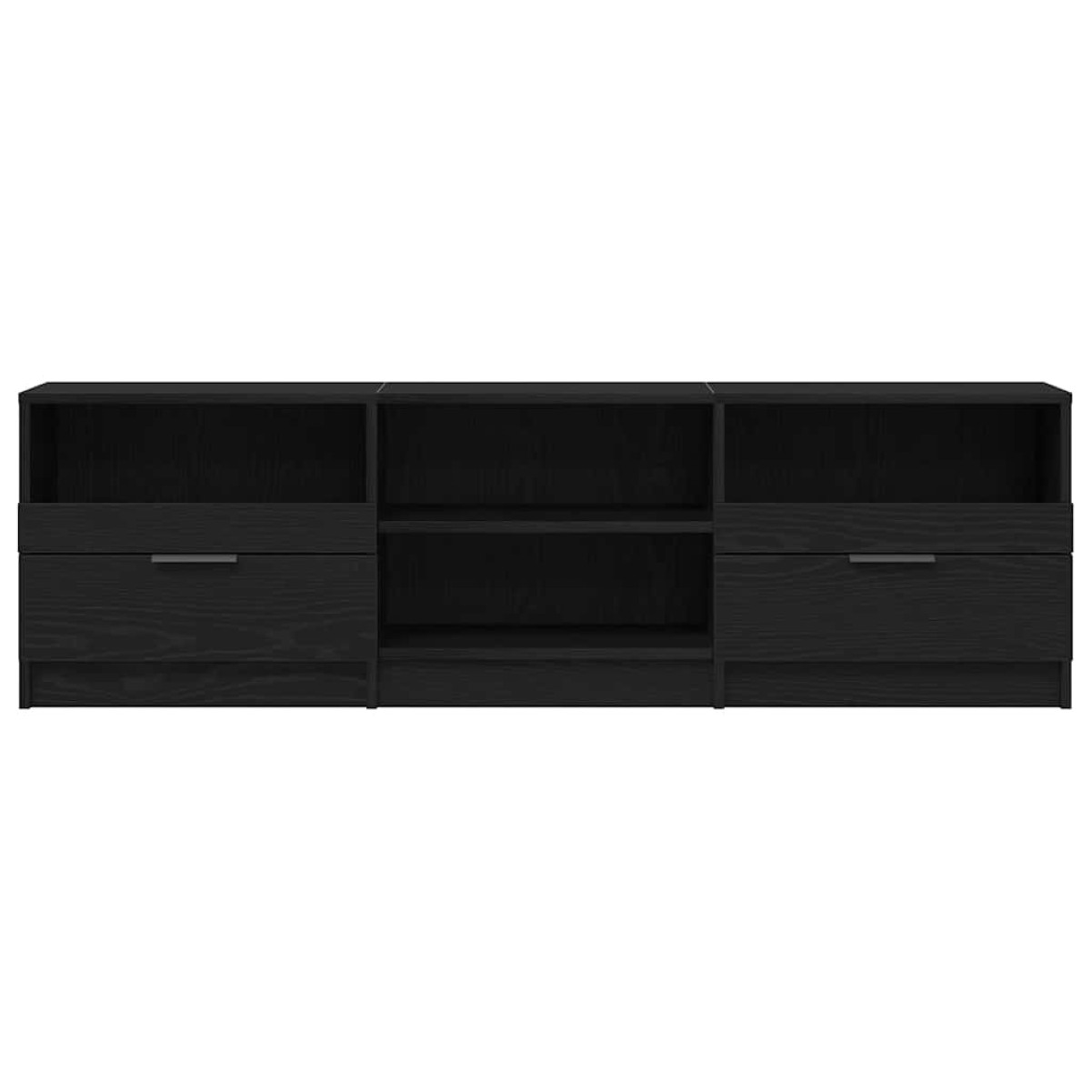 vidaXL Ντουλάπι TV 150 x 33,5 x 45 εκ. Μαύρη Οξυά Επεξεργασμένο Ξύλο