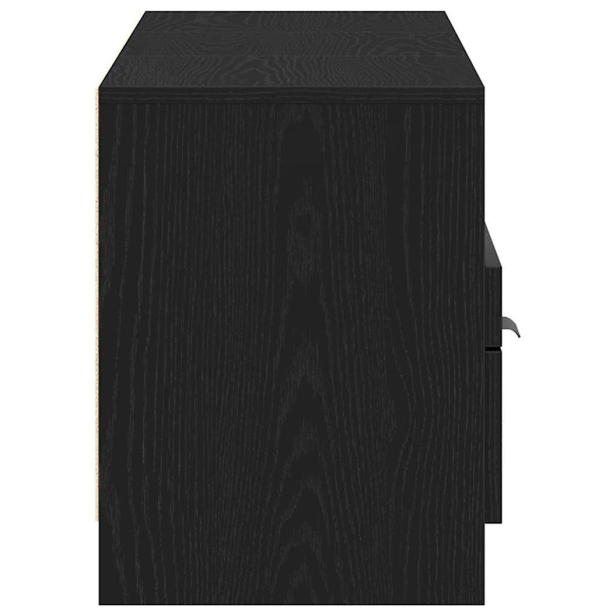 vidaXL Ντουλάπι TV 150 x 33,5 x 45 εκ. Μαύρη Οξυά Επεξεργασμένο Ξύλο