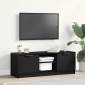 vidaXL Ντουλάπι TV 102 x 32 x 35.5 εκ Μαύρη Οξυά Επεξεργασμένο Ξύλο