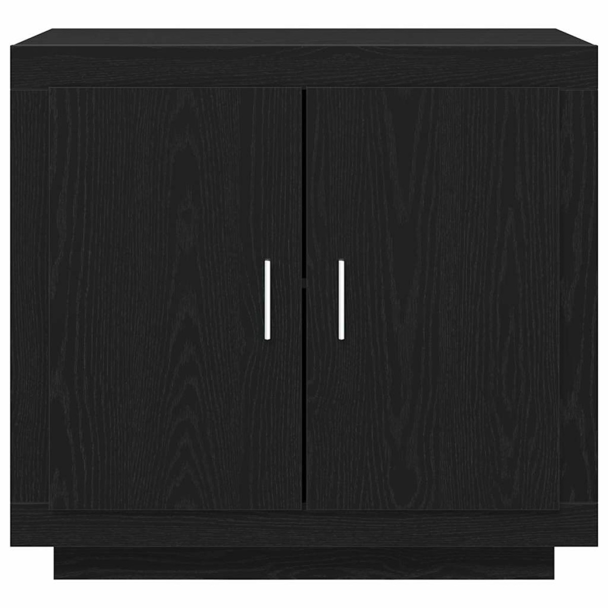 vidaXL Πλαϊνό γραφείο Μαύρη Οξυά 80 x 40 x 75 εκ. Επεξεργασμένο Ξύλο