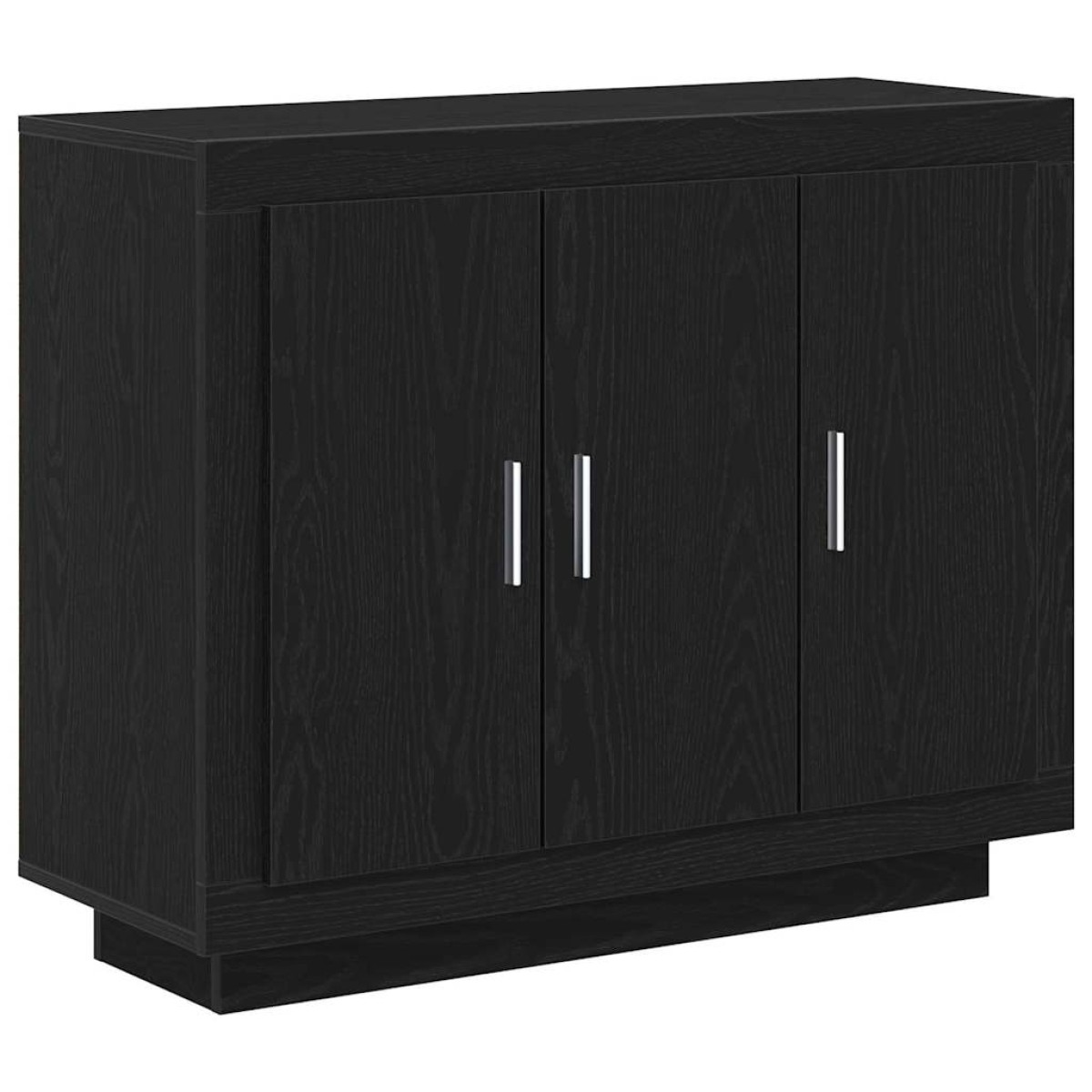 vidaXL Πλαϊνό γραφείο Μαύρη Οξυά 92 x 35 x 75 εκ Επεξεργασμένο Ξύλο