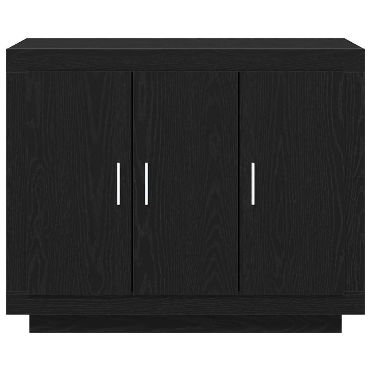 vidaXL Πλαϊνό γραφείο Μαύρη Οξυά 92 x 35 x 75 εκ Επεξεργασμένο Ξύλο