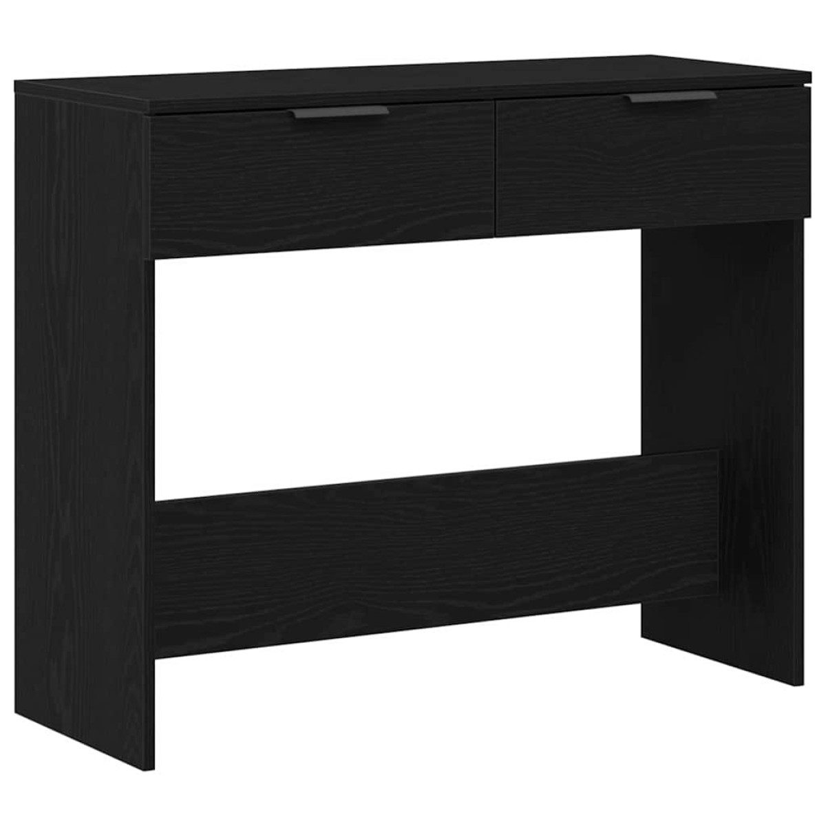 vidaXL Τραπέζι κονσόλας Μαύρη Οξυά 30 x 36 x 75 εκ. Επεξεργασμένο Ξύλο