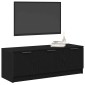 vidaXL Ντουλάπι TV 102 x 35 x 36,5 εκ Μαύρη Οξυά Επεξεργασμένο Ξύλο