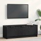 vidaXL Ντουλάπι TV 102 x 35 x 36,5 εκ Μαύρη Οξυά Επεξεργασμένο Ξύλο
