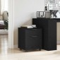 vidaXL Ντουλάπα Αρχείων Μαύρη Οξυά 45 x 38 x 54 εκ Επεξεργασμένο Ξύλο