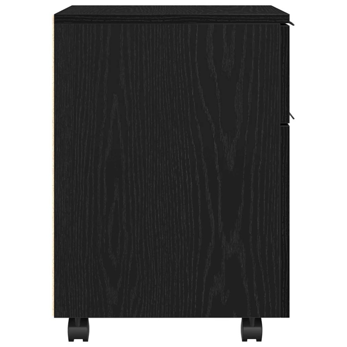 vidaXL Ντουλάπα Αρχείων Μαύρη Οξυά 45 x 38 x 54 εκ Επεξεργασμένο Ξύλο