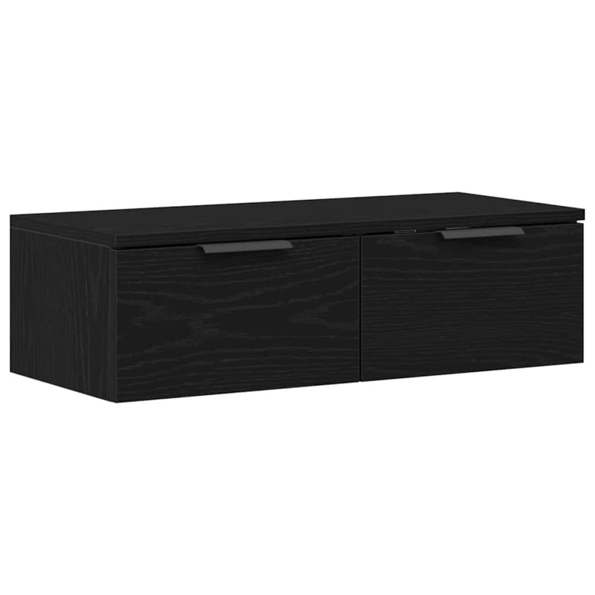 vidaXL Ντουλάπα Τοίχου Μαύρη Οξυά 68 x 30 x 20 εκ. Επεξεργασμένο Ξύλο