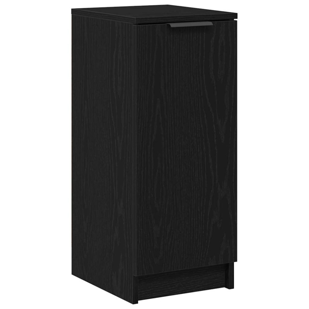 vidaXL Ντουλάπα Παπουτσιών με ράφι Μαύρη Οξυά 29,5 x 35 x 70 εκ